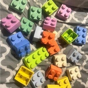 Classic soft Building Block Toy Set for Kids - Multicolor